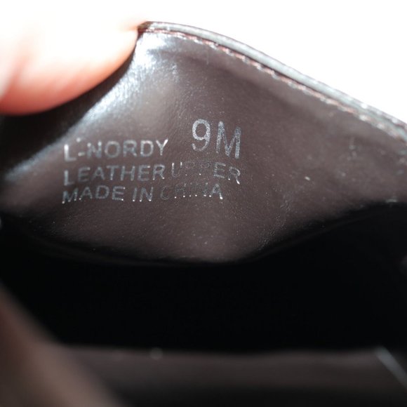 Franco Sarto Women's Nordy Loafer Slip On Shoe Size 9 Brown Leather Flats - Picture 11 of 12